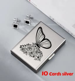 Horse Head Anti-Scan RFID 10 Cards Aluminum Metal Credit Card Holder Blocking Wallet Case Business Card Protection Hold