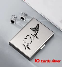 Horse Head Anti-Scan RFID 10 Cards Aluminum Metal Credit Card Holder Blocking Wallet Case Business Card Protection Hold