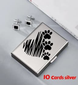 Horse Head Anti-Scan RFID 10 Cards Aluminum Metal Credit Card Holder Blocking Wallet Case Business Card Protection Hold