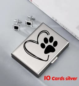 Horse Head Anti-Scan RFID 10 Cards Aluminum Metal Credit Card Holder Blocking Wallet Case Business Card Protection Hold