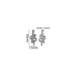 5pcs Stainless Steel Butterfly Snake Sun Heart Charms Jewelry Making Accessories DIY Women Earrings Necklace Jewelry Making Base