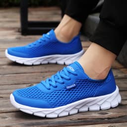Men's Sneakers Mesh Lightweight Women's Shoes Casual Flats Shoes Men Running Sports Shoes Soft Tennis Breathable Male Sneakers
