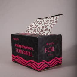 Leopard Print Pop Up Hair Foil Highlighting Foil 5x11 Inch Aluminum Foil Sheets for Hair Coloring Stylist Hairdressing Tools