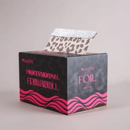 Leopard Print Pop Up Hair Foil Highlighting Foil 5x11 Inch Aluminum Foil Sheets for Hair Coloring Stylist Hairdressing Tools