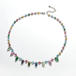 Personalized Trend Design Color Inlaid Zirconia Women's Necklace Bracelet Niche Fashion Holiday Party Accessories Jewelry Set