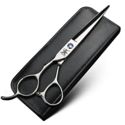 Black Left Hand Hair Scissors 6-inch JP440C Steel Cutting Scissors and Thinning Scissors Left-handed