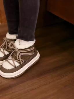 2025 New Autumn/Winter Children Boots For Boys Warm Plush Rubber Sole Toddler Kids Sneakers Fashion Girls Boots 21-30