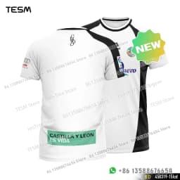 TESM Men Vintage Jersey T Shirt Stripe Sports Top Children Casual Short-Sleeved Shirt High-Definition Printing Breathable Shirt