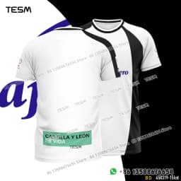 TESM Men Vintage Jersey T Shirt Stripe Sports Top Children Casual Short-Sleeved Shirt High-Definition Printing Breathable Shirt