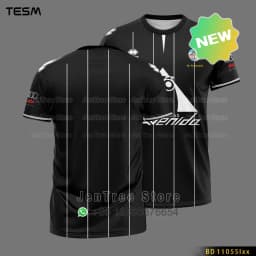 TESM Men Vintage Jersey T Shirt Stripe Sports Top Children Casual Short-Sleeved Shirt High-Definition Printing Breathable Shirt