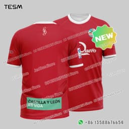 TESM Men Vintage Jersey T Shirt Stripe Sports Top Children Casual Short-Sleeved Shirt High-Definition Printing Breathable Shirt