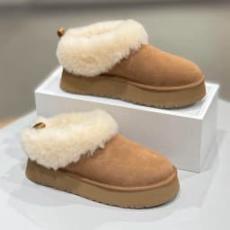 Women Ankle Snow Boots Fashion Platform Low Top Slippers Home Room Cotton Shoes Women's Outdoor Winter Warm Non Slip Boots