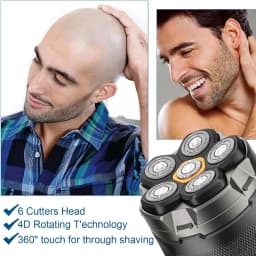 For Magnetic 6 Blade Head Shaver Replacement Heads for DOAO JoyKoi Solimpia Singphere AEXIRI Head Shaver