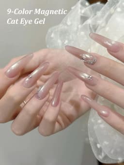 Jillradia 9 Colors Cat Eye Patting Gel Smudge Canned High Saturation Popular Semi-Solid Nail Polish Gel Nail Salon Special