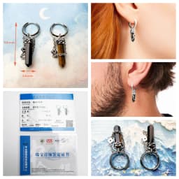 Bowknot Snake Sword Heart Tooth Creole Hinged Hoop Earrings Fine Jewelry For Women Vintage Gift In Real 925 Sterling Silver