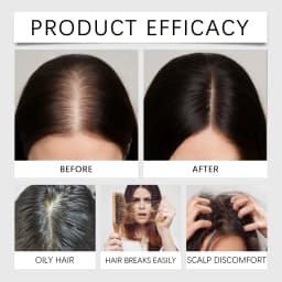 Natural Plant-Based Hair Color Cream Hair Dye for Gray Coverage - Dark Tea, Natural Black, Chestnut Brown Non-Damaging Hair Tint