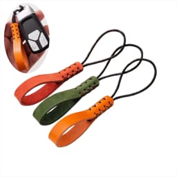 Fashion Handmade Genuine Leather Keychain Cowhide Key Lanyard Pendant Car Key Holder Key Cover Auto Keyring Accessories gift