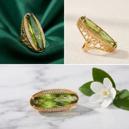 Turkish Sultanite Color-Changing Stone Oval Cut Rings for Women Change Different Colors According to Different Light Sources