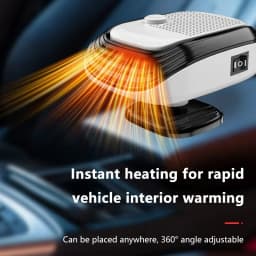 360° Rotation Winter Fast Car Heater 12V/24V Car Heater Fan Large Blowing Area Adjustable Wind Speed Windshield Defogging 2026