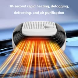 360° Rotation Winter Fast Car Heater 12V/24V Car Heater Fan Large Blowing Area Adjustable Wind Speed Windshield Defogging 2026