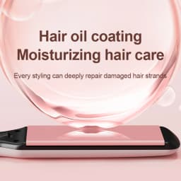 Professional Hair Straightener Curling Iron Ceramic Flat Iron Negative Ion Wide Plate Temperature Adjustable Hair Straightener