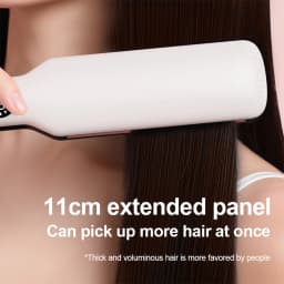 Professional Hair Straightener Curling Iron Ceramic Flat Iron Negative Ion Wide Plate Temperature Adjustable Hair Straightener