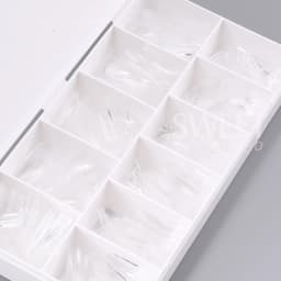 550pcs Translucent Frosted Nail Tips Soft Almond Coffin Square Acrylic Soft Full Cover False Nails Matte Press On Nails Manicure