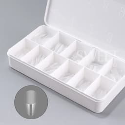 550pcs Translucent Frosted Nail Tips Soft Almond Coffin Square Acrylic Soft Full Cover False Nails Matte Press On Nails Manicure
