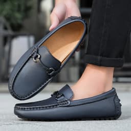 Genuine Leather Men Casual Shoes Luxury Brand Mens Loafers Moccasins Breathable Slip on Italian Driving Shoes Chaussure Homme