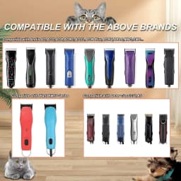 Pet Dog Cat Trimmers Grooming Detachable Blade Compatible with Most Andis, Oster A5, Wahl KM Series Professional Animals Clipper