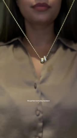 Fashion Light Luxury Diamond Double Circle Small Waist Pendant Fashion All-match Collarbone Chain Women Necklace Jewelry