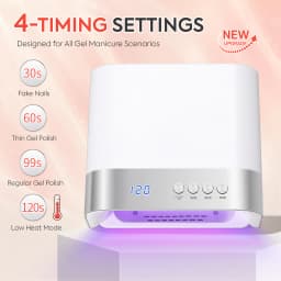 168W UV LED Nail Lamp 36LEDS Gel Polish Drying Lamp With Automatic Sensing 4 Timer Professional Nail Dryer Manicure Salon Tools