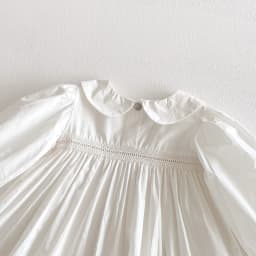 1-7Yrs Casual Girls Dress Spring Kids Clothes Cotton Lace Sweet Peter Collar White Baby Girl Embroider Princess Party Dresses