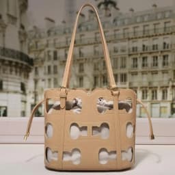 CH High-end Brand Women's Handbag Fashion Hollow 2026 New Large Capacity Simple Shoulder Bag