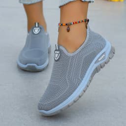Women's Spring Autumn 2026 Breathable Flying Woven Slip‑On Sneakers Sale Casual Ladies Footwear Sports Shoes Free Shipping