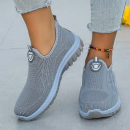 Women's Spring Autumn 2026 Breathable Flying Woven Slip‑On Sneakers Sale Casual Ladies Footwear Sports Shoes Free Shipping