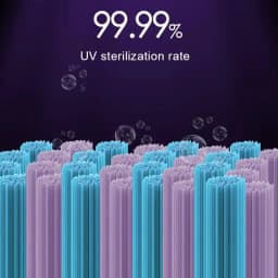  Portable Travel Toothbrush Sterilizer Home Bathroom Toothbrush UV Sterilization Toothbrush Box Holder USB Rechargeable