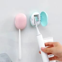  Portable Travel Toothbrush Sterilizer Home Bathroom Toothbrush UV Sterilization Toothbrush Box Holder USB Rechargeable
