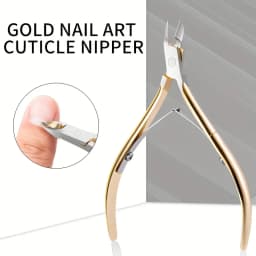 Stainless Steel Dead Skin Scissors Set Stainless Steel Cuticle Clippers Nail Cuticle Pusher Set Removal Nail Removal Nail Gel