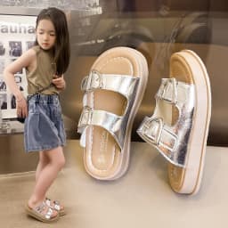 Summer Children Sandals Baby Girls Toddler Soft Non-slip Princess Shoes Kids Candy Jelly Beach Shoes Boys Casual Roman Slippers