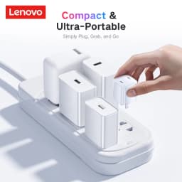 Lenovo for samsung charger 45W GaN Charger Fast Charging PD3.0 PPS QC4.0 USB C for iPhone 17 16 15 Pro Max iPad Xiaomi Tablet