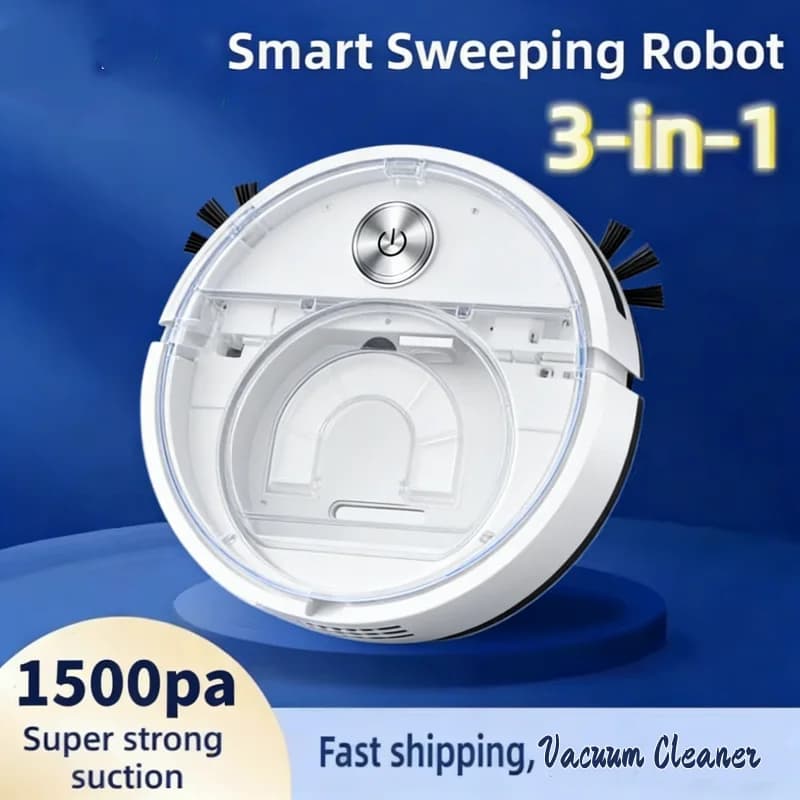 Fully Automatic Robot 3-in-1 Efficient Cleaning Scanning Suction Dragging Integrated Clean Machine Rechargeable Sweeping Robot
