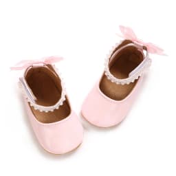 Baby girl princess shoes birthday shoes 0-18 months baby walking shoes soft soled bow shoes