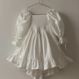 Girls' European and American Style 2025 Spring and Autumn New Dress Girls' Cotton Palace Style Princess Dress