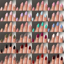 576pcs/box (12 mixed) Short ellipse Glossy Solid Color tips Press On Nails Perfect Fit Acrylic False Nails set, Includes 4pc Jel