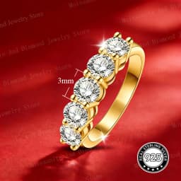 Promotion 100% Authentic Moissanite and Cubic Zirconia Unisex Ring S925 Silver Ring D VVS1 Luxury Sparkle for Men and Women