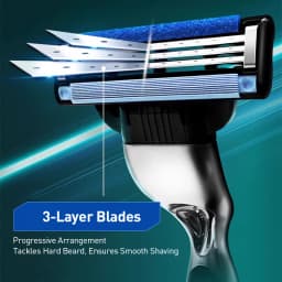 Gillette Mach 3 Classic 3-layer Blade Men's Razor Manual Shaver