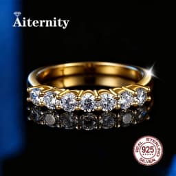 Pass Diamond Tester Moissanite Ring And Zircon Unisex Rings 100% Real S925 Silver Ring For Men and Women Luxury Brilliant D VVS1