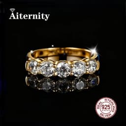 Pass Diamond Tester Moissanite Ring And Zircon Unisex Rings 100% Real S925 Silver Ring For Men and Women Luxury Brilliant D VVS1