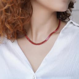18K Gold Plated Rainbow Tennis CZ Choker Necklaces for Women Colorful Crystal Statemet Necklace Cubic Zirconia Choker Jewelry